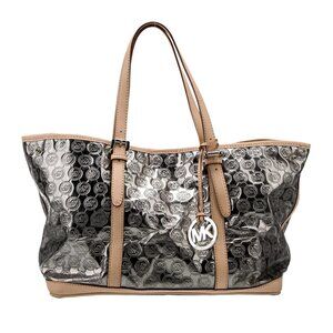 Michael Kors Metallic Silver Tote Bag